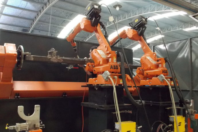 Robots en planta de Omar Martin