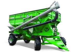 Acoplado tolva para semillas y fertilizantes Montecor F 17500, de 17.500 litros de capacidad.