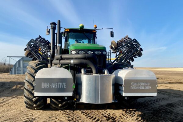 Tractor John Deere con sistema Bio-Agtive