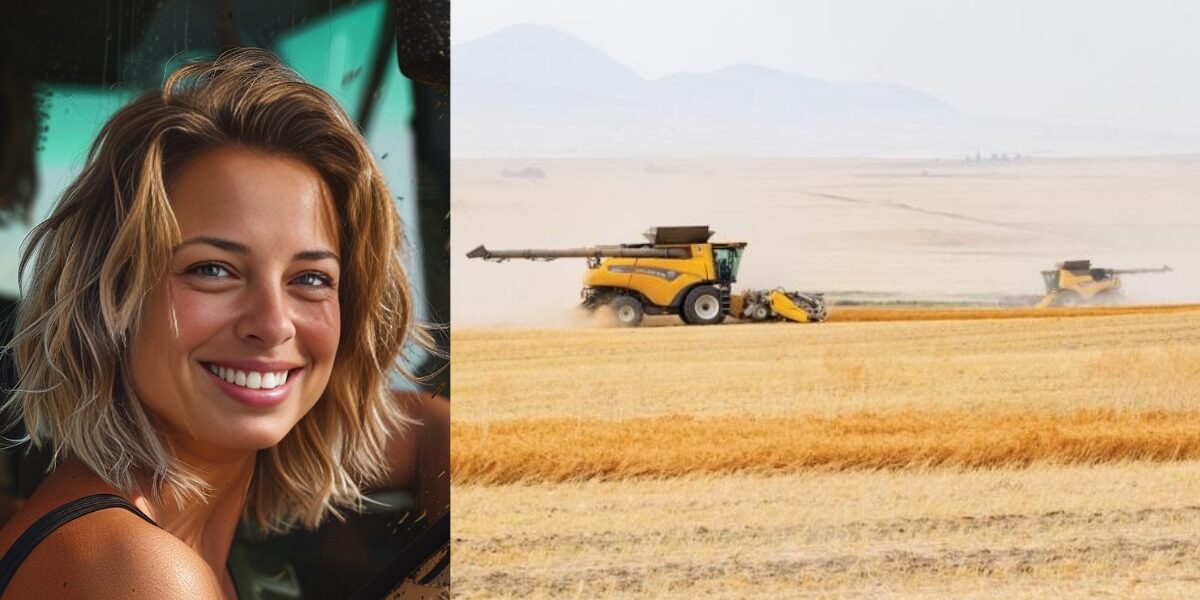 Maqui en la cosechadora New Holland CR11