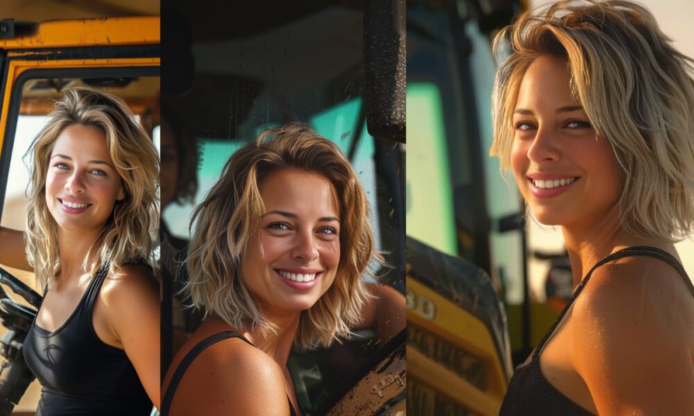 Maqui en la cosechadora New Holland CR11