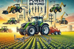 Key aspects of a system that allows hydraulic power to be transferred to additional implements without affecting the tractor’s other functions.