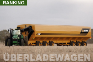 Ranking der weltweit produzierten Getreidewagen und Mother Bins mit mehr als 50.000 Litern Fassungsvermögen.