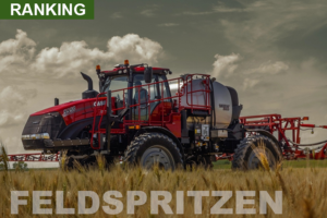 Ranking der weltweit produzierten selbstfahrenden Feldspritzen mit mehr als 250 PS.