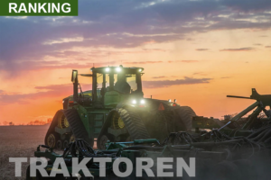 Ranking der weltweit produzierten Traktoren mit mehr als 300 PS.