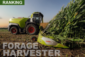 Ranking of forage harvesters above 400 HP currently in production worldwide.