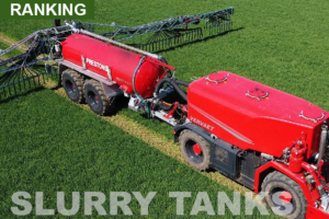 Ranking of self-propelled slurry tanks with more than 15,000 litres of tank capacity currently in production worldwide.