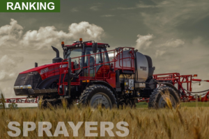 Ranking of self-propelled sprayers above 250 HP currently in production worldwide.