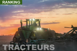 Classement des tracteurs de plus de 300 ch fabriqués dans le monde.