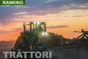 Classifica dei trattori oltre 300 CV prodotti nel mondo.